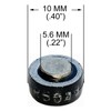 10MM Button Diodes, 50 Amp, 400 Volt (PRV), Tin-Plated Contacts,