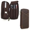 Nannlia Crazy Horse Leather Pen Case Leather Pencil Case 4