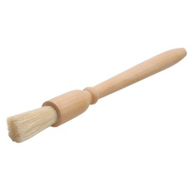 KitchenCraft Wooden Pastry Brush with Soft Natural Bristles, 25 cm