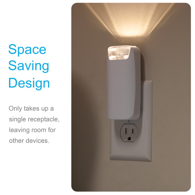 GE 4-in-1 Power Outage Plug In Night Light LED Flashlight