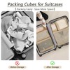 GOTENTIFY Travel Pouch Compression Travel Set Cube Travel Luggage Packing