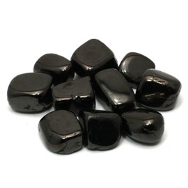 CrystalAge Jet Tumble Stone (20-25mm) - Single Stone