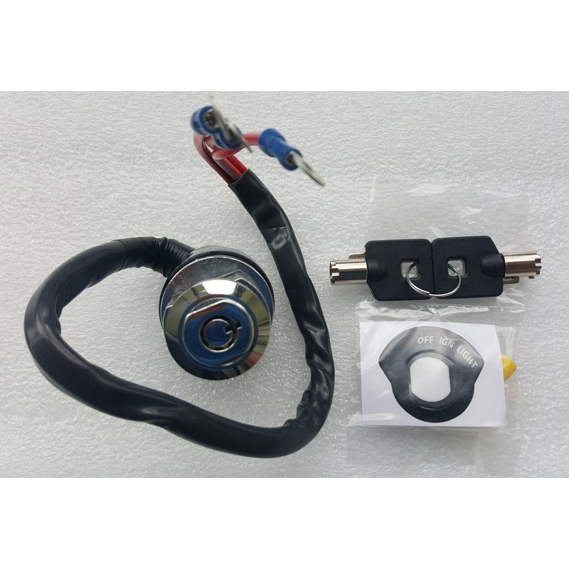 Universal Ignition Switch with Round Key Harley Ignition Switch 3-Position