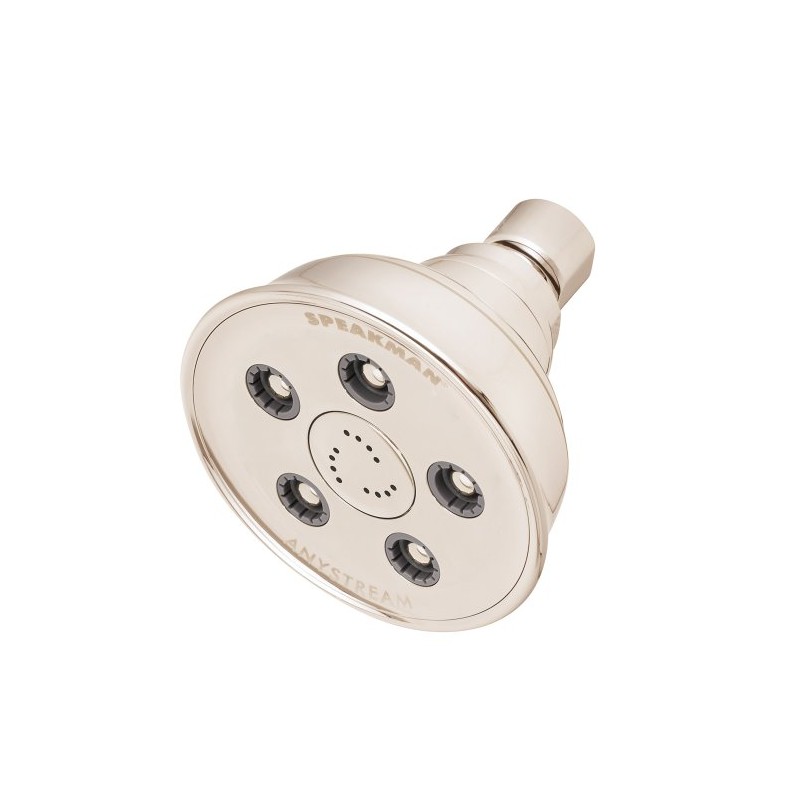Speakman S-3014-PN Caspian Anystream High Pressure Adjustable Shower Head, Polished