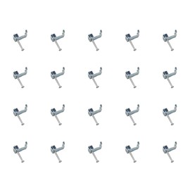 Clip 4 Fire 2.5mm Metal Fire Resistant Steel Cable Clip Compliance to 18th Edition Pack of 20