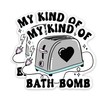 (2 Pack) My Kind of Bath Bomb - Toaster in