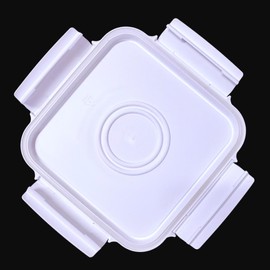 House Naturals 4 Gallon Square Food grade Bucket pail with plastic handles and Lid (Pack of 3) Made in USA containers (Yellow-Green-Red)