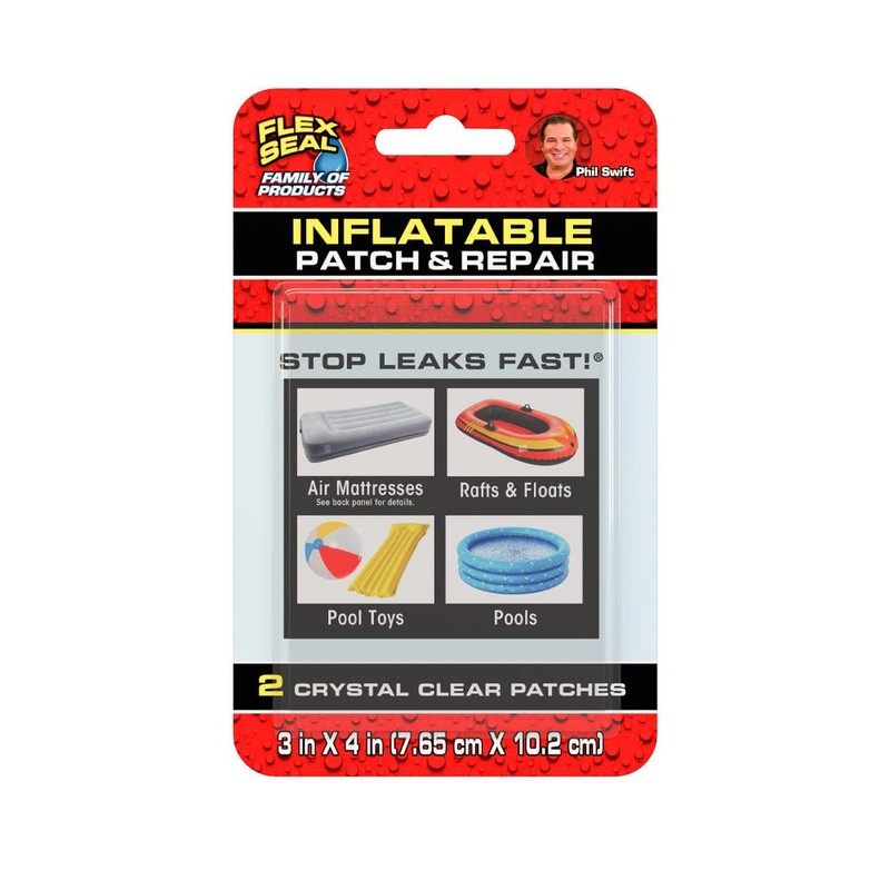Flex Seal Patch & Repair Kit for Air Mattresses, Rafts,