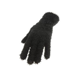 Unisex Childrens Kids Boys Girls Knit Feather Soft Warm Stretchy Magic Full Finger Gloves Mittens for Birthday Christmas School Gift Party Bag Ideas 7 8 9 10 11 12 13 14years (Black)