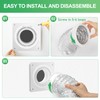 Dryer Vent Wall Plate,Dryer Vent Connector Kit,Twist Lock Dryer Duct