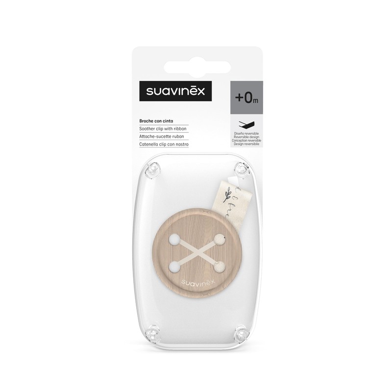 Suavinex Portaciuccio in Tessuto per Bebè, Wild&Free, Beige