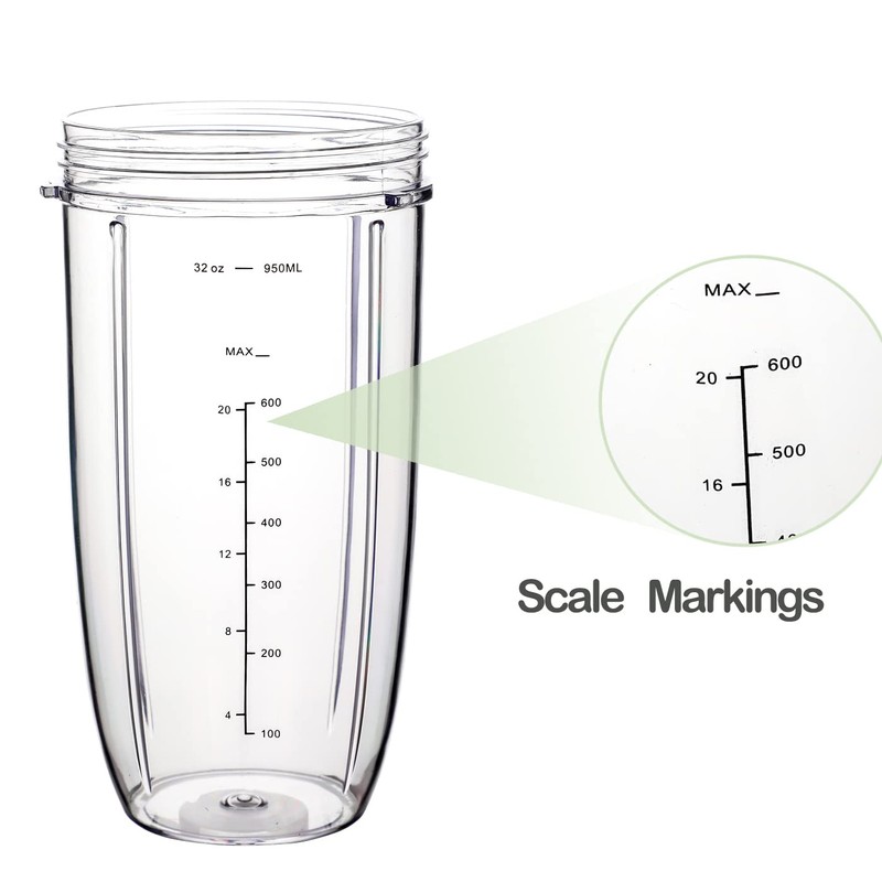 Replacement Cups for Nutribullet Blender N12-1001, NBR-0601, NBR-0801, NBR-1201, NB9-0901,