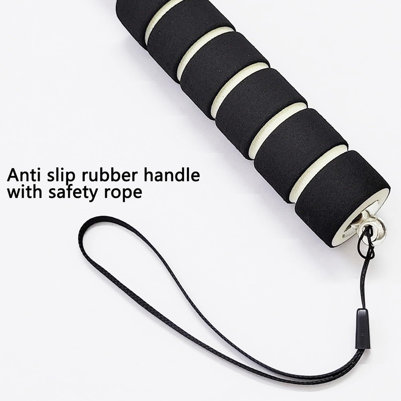 Auto-plaza 9 Feet Aluminum Alloy Golf Ball Retriever Telescopic Black