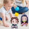 LGQHCE Demonnslayer Plush Toy,Demonnslayer Cartoon Anime Plushie Back Cushion Plush