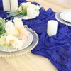 Blue Cheesecloth Gauze Table Runner 10FT x 36" Cotton Cheese
