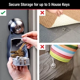 Master Lock Kit 2x Candados Caja Llaves Grillete Puerta Master Lock Num