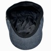 WEROR WEROR-430.1 Men's Peaked Cap Flat Cap (L, 58-59, Blue)