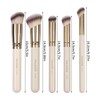 MAANGE Angled Concealer Brush Set, 5 Counts/set Versatile Soft Makeup