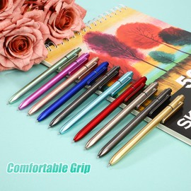 10 Pcs Black Gel Pens 0.5mm Gel Ink Pens Bulk Fine Point Quick Drying Pens