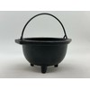 Cast Iron Cauldron with Handle, Witches Cauldron, Great for Use
