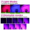 4 Pack LED Grow Lights for Indoor Plants, Full Spectrum