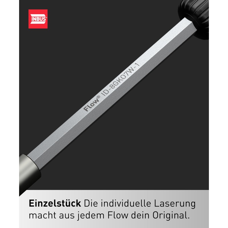 INBUS Flow 73424 Screwdriver with 12 Bits - Made in