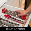 Total Rack, Expands 10" to 21", 10-Inch-Wide Multipurpose Over-Sink Dish-Drying