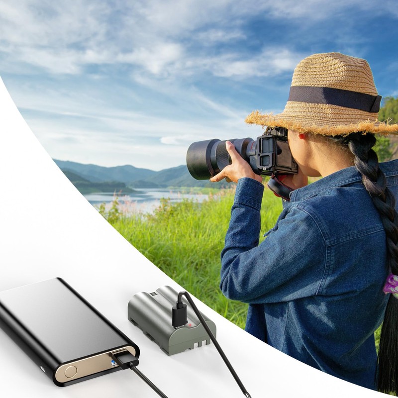 LP EN-EL3e, EL3a, EL3 Battery, 2600 mAh Battery Compatible with
