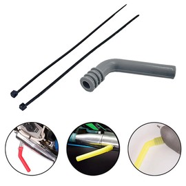 1PC RC Car Exhaust Extension Pipe Toy Car Boat Silicone Exhaust Extension Tube for RC Car Truck Boat Airplane Helicopter DIY Model Toy Exhaust Parts (8mm Grey)