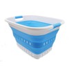 SAMMART 37L (9.77 gallon) Collapsible Plastic Laundry Basket - Foldable