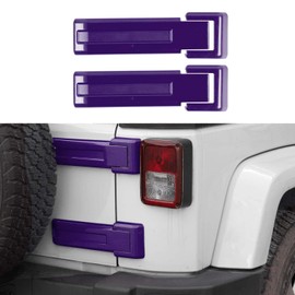 RT-TCZ Tailgate Hinge Cover Spare Tire Bracket Rear Door Trim Exterior Accessories Decoration for Jeep Wrangler JK JKU 2/4 Door 2007-2017,Purple