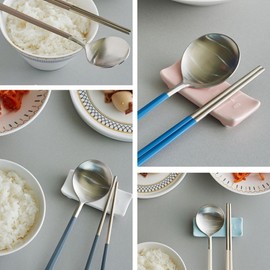 Laciete Evero cutlery set 4 person set (4 sets of spoons and chopsticks), Ash Gray Ash Gray_4 sets 4 sets / 라씨에뜨 이브로 수저세트 4인 세트 ( 숟가락젓가락 4벌), 에쉬그레이에쉬그레이_4세트4세트