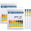 2 Boxes Plastic pH Test Strips, Universal pH 0-14, Test