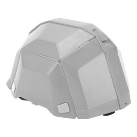 Foldable Helmet, High Strength Plastic, Head Safety Hat, with Foldable Design, Excellent Plastic, Simple Operation, Applicable for Outdoor Work Sports Travel (Grey)