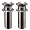 Grave Flowers, Stainless Steel, Medium Insert, Brim, Tube Diameter: 2.3 inches (58 mm) (Large), Ring Bottom Depth: 5.7 inches (145 mm), Set of 1 to 2 (N-58 (Large)