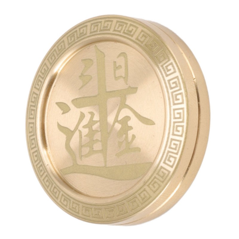 Magnetic Push Slider Stress Relief Round Portable EDC Push Slider