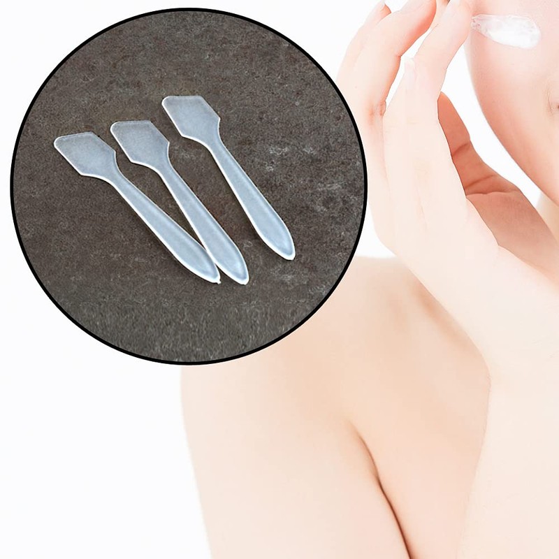 200 Pcs Disposable Facial Cream Spatulas Makeup Mask Tip Scoops