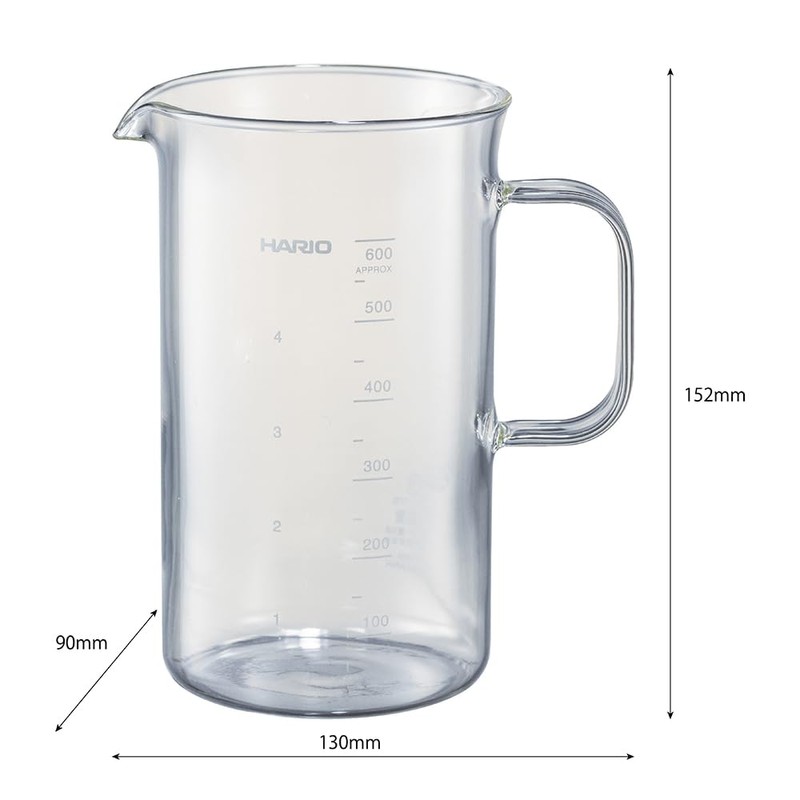 HARIO BV-600 Crafts Science Beaker Server, Capacity 20.3 fl oz