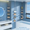 Rustproof Shower Corner Caddy Shelf for Bathroom Tension Pole Organizer