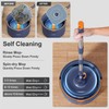 HoMettler Spin Mop and Bucket Set, Mop Bucket with Separate