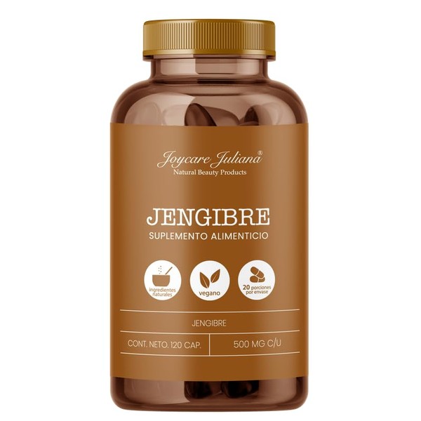 Suplemento de Jengibre - (120 cápsulas) - Joycare Juliana