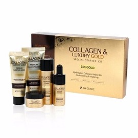 3W CLINIC COLLAGEN & LUXURY GOLD SPECIAL STARTER KIT - 5 PC SET