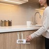 Qtopun 6-Pack U-Shaped Cabinet Locks, Adjustable Sliding Drawer Locks for