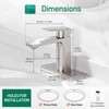 Brushed Nickel Single Handle Bathroom Faucet 1 or 3 Hole