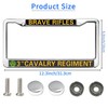 3rd Cavalry Regiment License Plate Frame Patriotic US Army Blessing