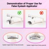 Magnetic False Eyelashes with Applicator, OIHCAZ 2 Pairs Magnetic Lashes
