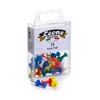 25 Pins with Coloured Push Pins (1.15 x 23 mm)