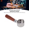 51mm Bottomless Portafilter 2 Ears Stainless Steel Basket and Redwood