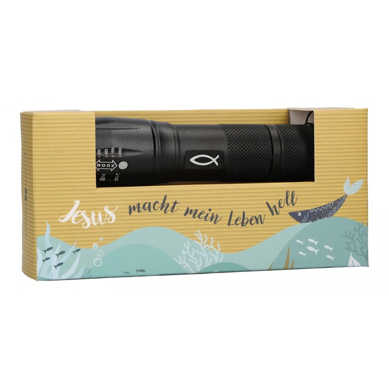 Butzon & Bercker LED Flashlight - Jesus Makes My Life