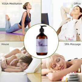 Lavender Massage Oil for Relaxation, for Muscle, Gua Sha & Spa, Non-Sticky Aromatherapy Oil - Moisturizing Formula for Men and Women